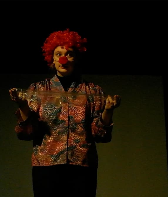 what is a clown without an audience? videokunst 2023